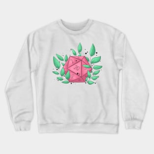 Pink d20 Crewneck Sweatshirt